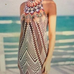 Anthropology HD in Paris long fully lined sleeveless dress! EUC!